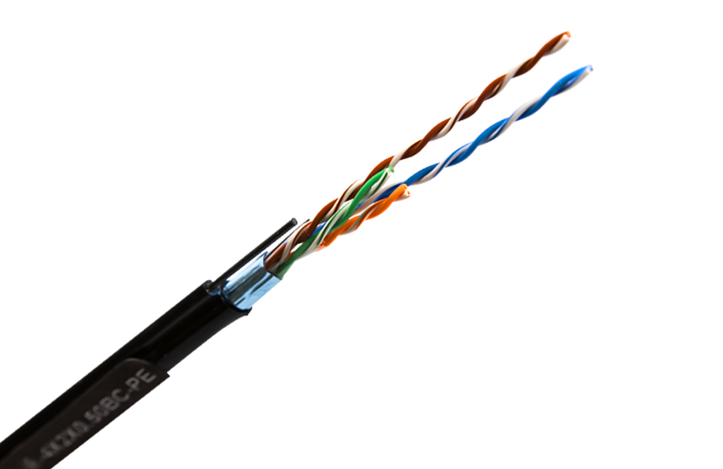 FTP CAT5E Outdoor Self-supporting Network Cable