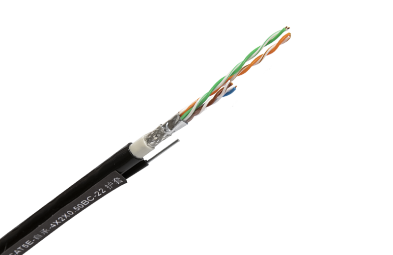 SFTP CAT5E Self-supporting Double Sheath Network Cable